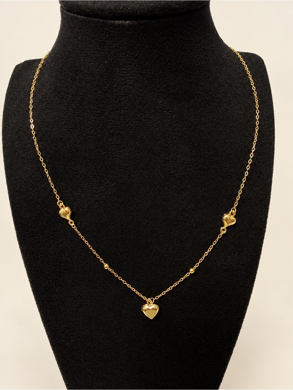Gold Heart Accent Necklace - Women Jewelry